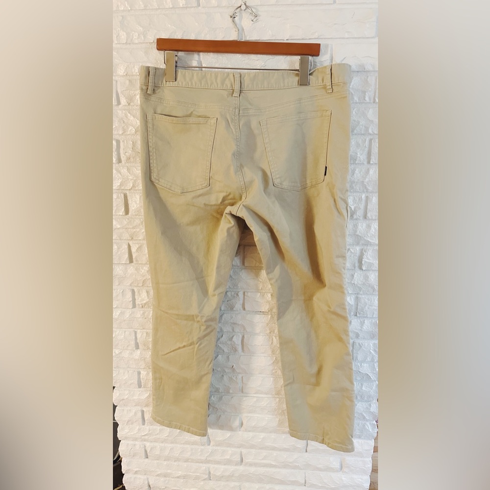 Alfani Mens Khaki Skinny Pants - Picture 4 of 5